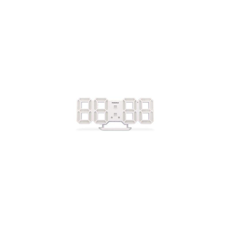 Reloj Despertador 3D RadioShack LED Blanco