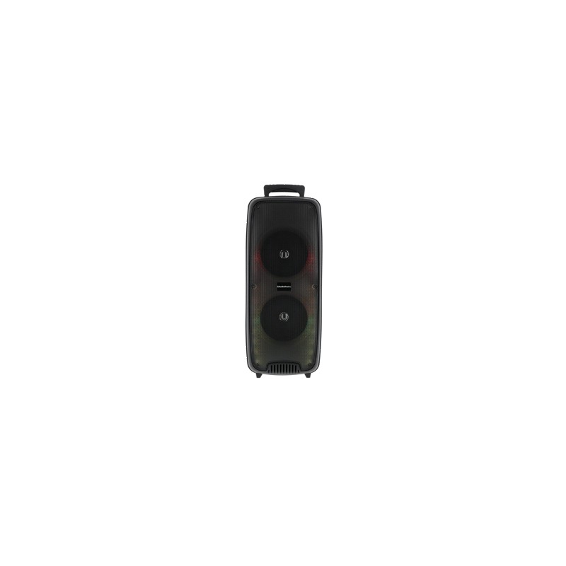 Bafle Doble Recargable RadioShack 6 pulg. Bluetooth USB Luz Frontal Flama