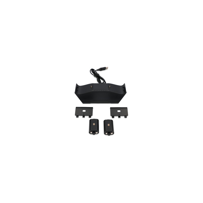 Cargador Doble para Controles de Videojuegos RadioShack MW-XSDOCK03-1