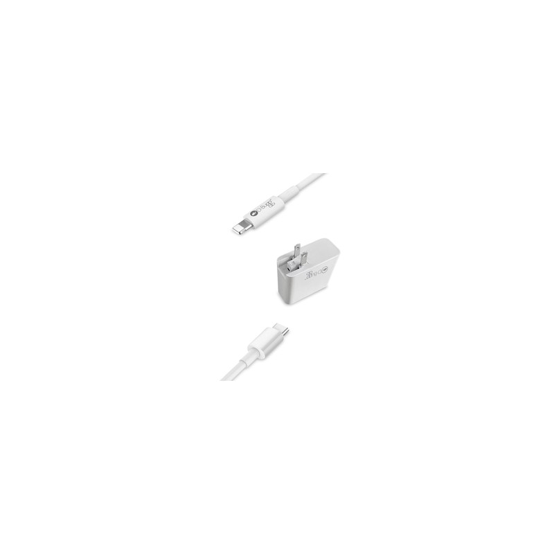 Cargador Dual de Pared Tipo C DBugg 65 Watts / Blanco
