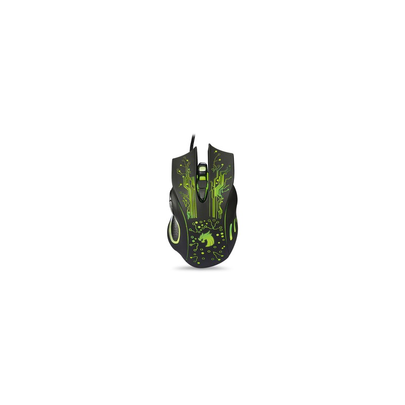 Mouse Gamer Select Power Fast Dragon / Alámbrico / Negro