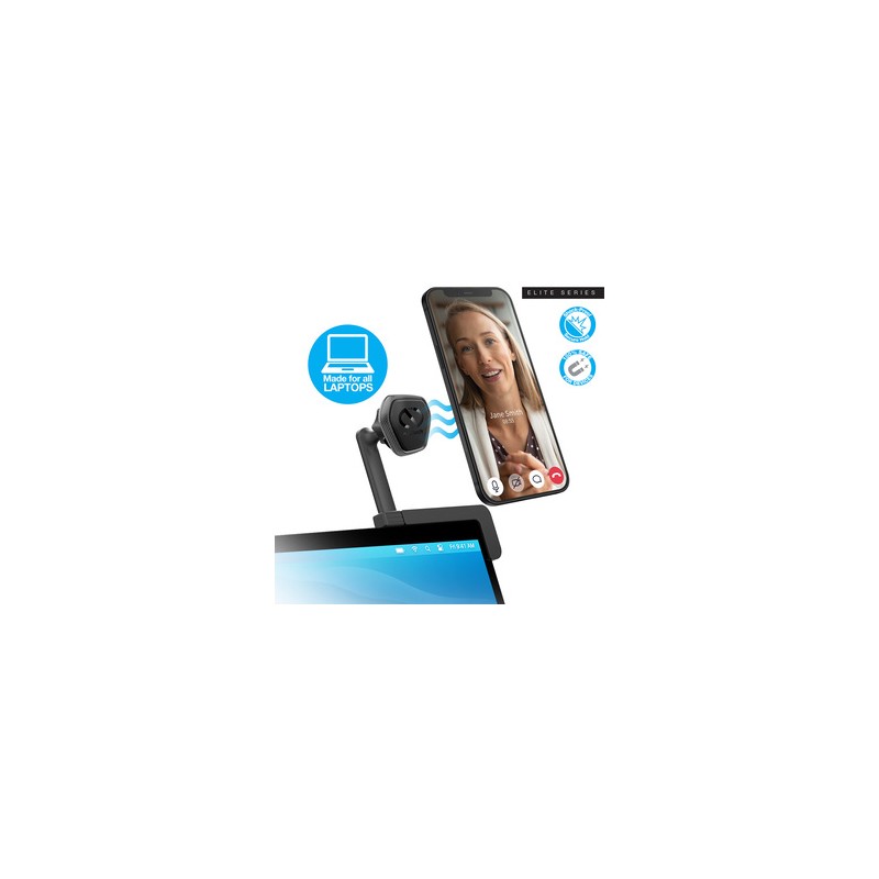 Soporte para Celular de Laptop Naztech / Negro