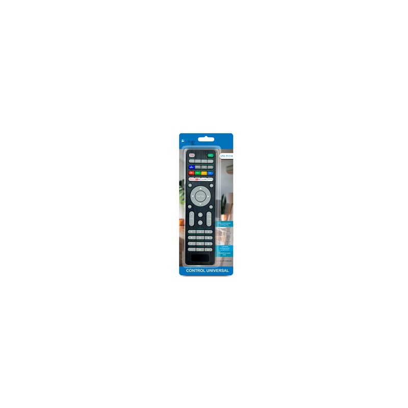 Control Remoto Universal Dbugg UTV-T1114 / Negro