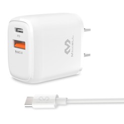 Cargador Dual de Pared Tipo C a Lightning Miccell 20 W