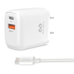 Cargador Dual de Pared Tipo C a Lightning Miccell 20 W