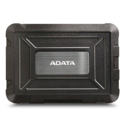Carcasa para Disco Duro Adata ED600 / USB / Negro