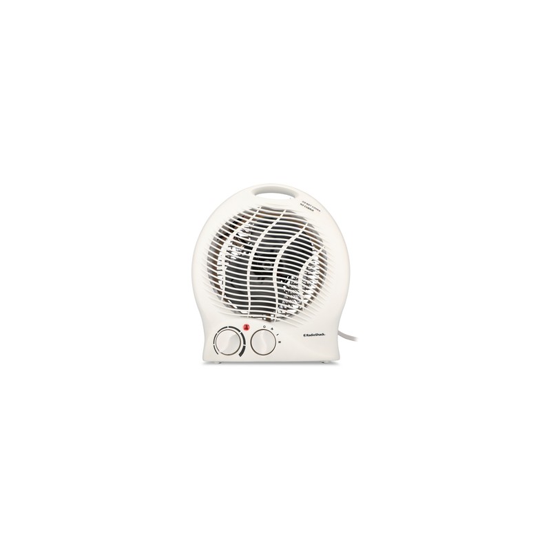 Calefactor con Ventilador Eléctrico RadioShack 2 potencias Blanco