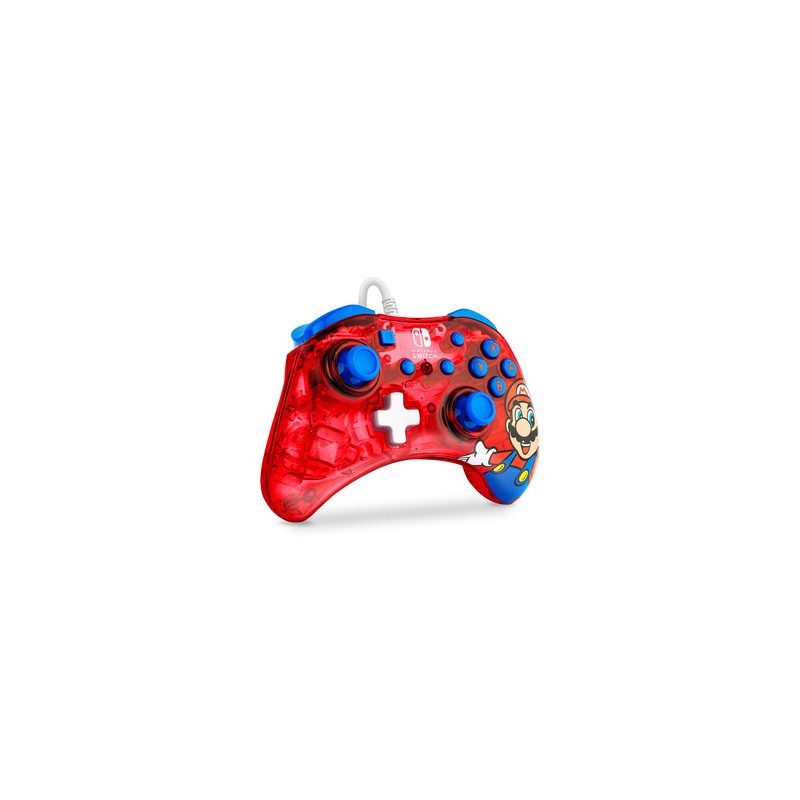 Control Alámbrico PDP Rock Candy Super Mario / Nintendo Switch / Rojo