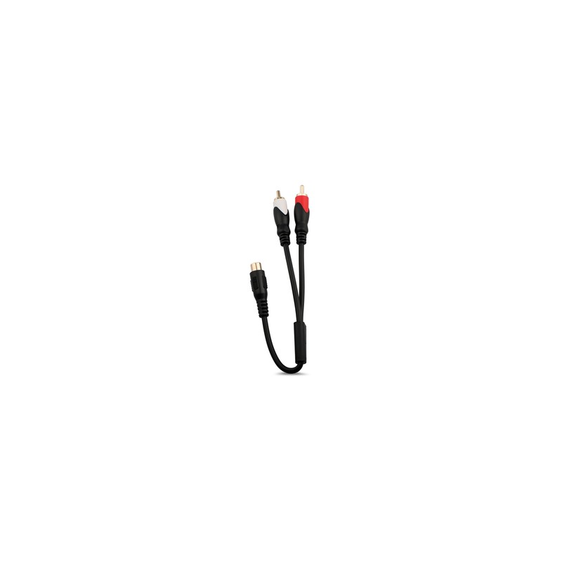 Adaptador Divisor de Audio CE16 RadioShack 22 cm Plástico