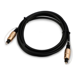 Cable para Audio Digital de Fibra Óptica RadioShack 3m Plástico
