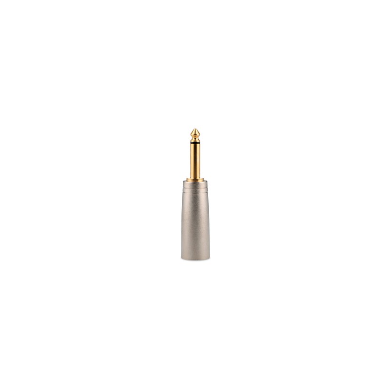 Adaptador Plug Cannon a Plug RadioShack 6.3mm Dorado