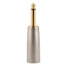 Adaptador Plug Cannon a Plug RadioShack 6.3mm Dorado