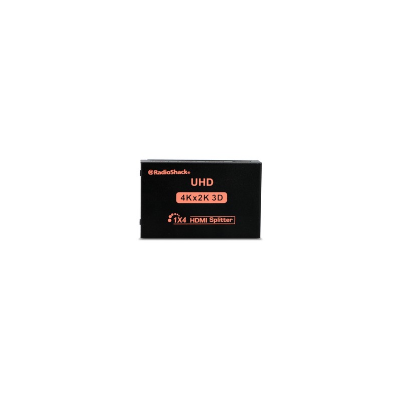 Splitter HDMI 4k RadioShack 4 Canales Negro
