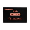 Splitter HDMI 4k RadioShack 4 Canales Negro