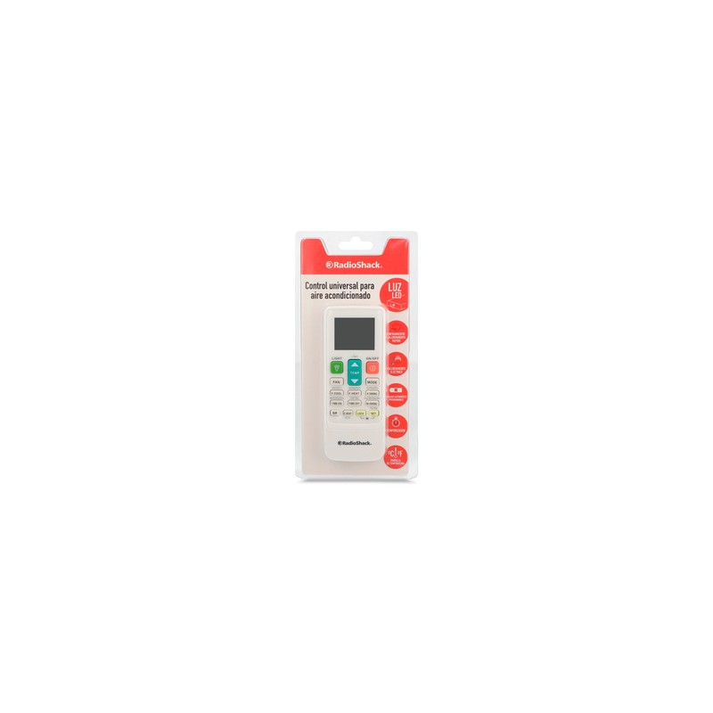 Control Universal para Aire Acondicionado RadioShack 22 botones Blanco