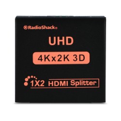 Splitter HDMI 4k RadioShack 2 Canales Negro