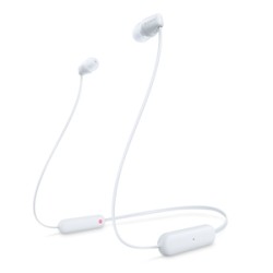 Audífonos Inalámbricos Bluetooth Sony WI C100/W / In ear / Blanco