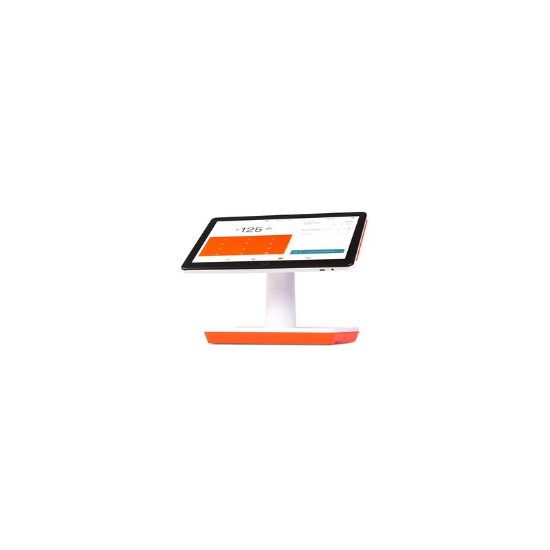 Lector de Tarjetas Bancarias Clip Stand Tablet / Naranja