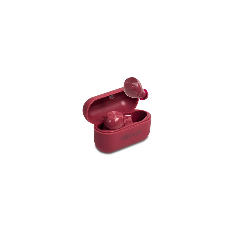 Audífonos Bluetooth Billboard Soul BB E19795 / In ear / True Wireless / Rojo vino