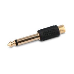 Adaptador de Audio RCA RadioShack 6.3mm Dorado