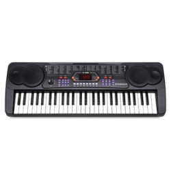 Piano Electrónico con Pantalla LED RadioShack 54 teclas Negro