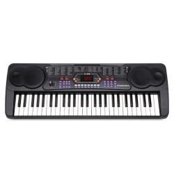 Piano Electrónico con Pantalla LED RadioShack 54 teclas Negro