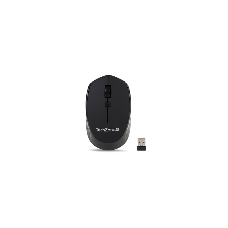 Mouse Inalámbrico TechZone TZ19MOU01 Negro USB