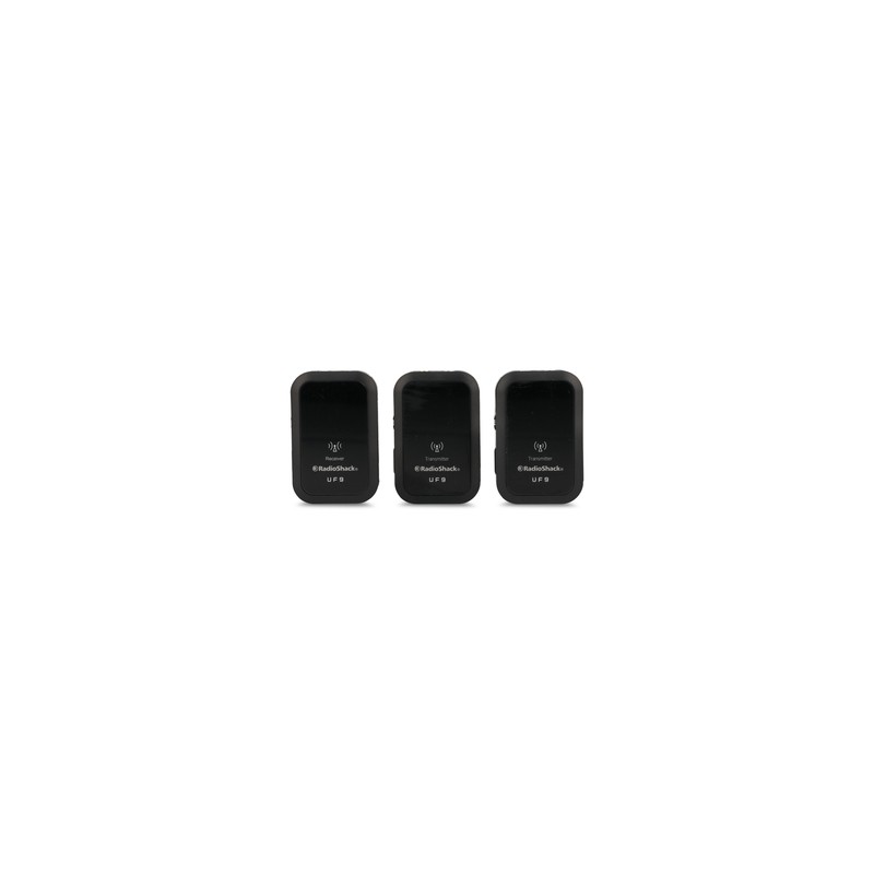 Kit de Micrófonos de Solapa Alámbricos RadioShack 30m Negro