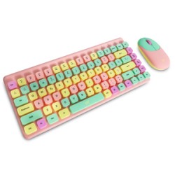 Kit Teclado y Mouse Inalámbrico Viva Sweet STF