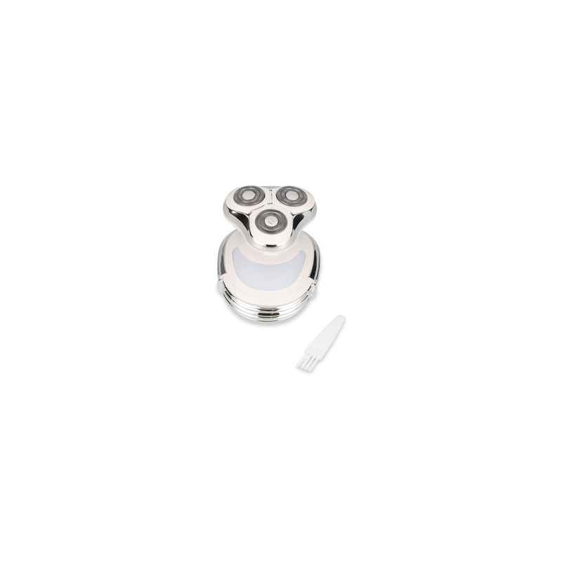 Afeitadora Rotativa para Mujer Perry Ellis Luz Led Plata