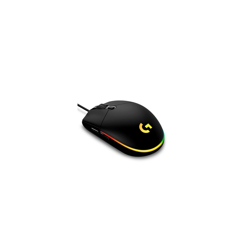 Mouse Gamer Alámbrico Logitech G203 / Negro / USB