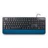 Teclado Alámbrico Techzone Azul
