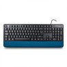 Teclado Alámbrico Techzone Azul