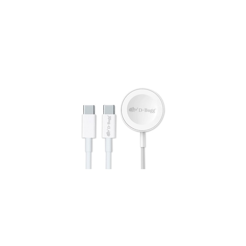 Cargador Inalámbrico Tipo C TI0DB-02 Dbugg Blanco