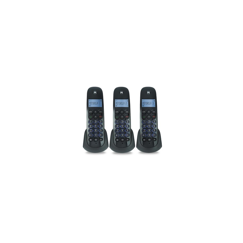 Teléfonos Inalámbricos M750-3 Motorola con Identificador 3 piezas