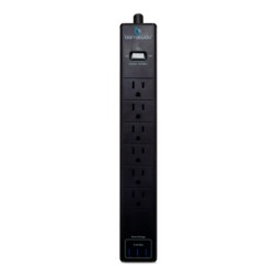 Supresor de Picos Multicontacto SP 106U Barracuda 6 contactos / 3 USB