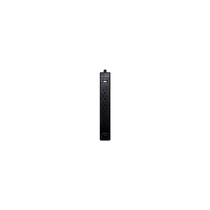Supresor de Picos Multicontacto SP 106U Barracuda 6 contactos / 3 USB