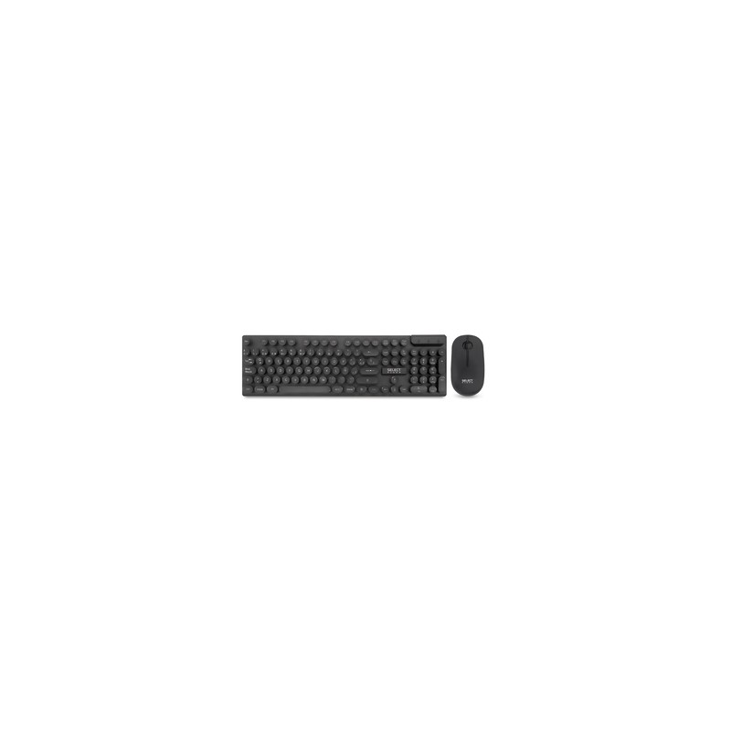 Teclado y Mouse Inalámbrico Retrokey Select Power Negro