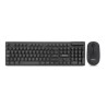 Teclado y Mouse Inalámbrico Retrokey Select Power Negro