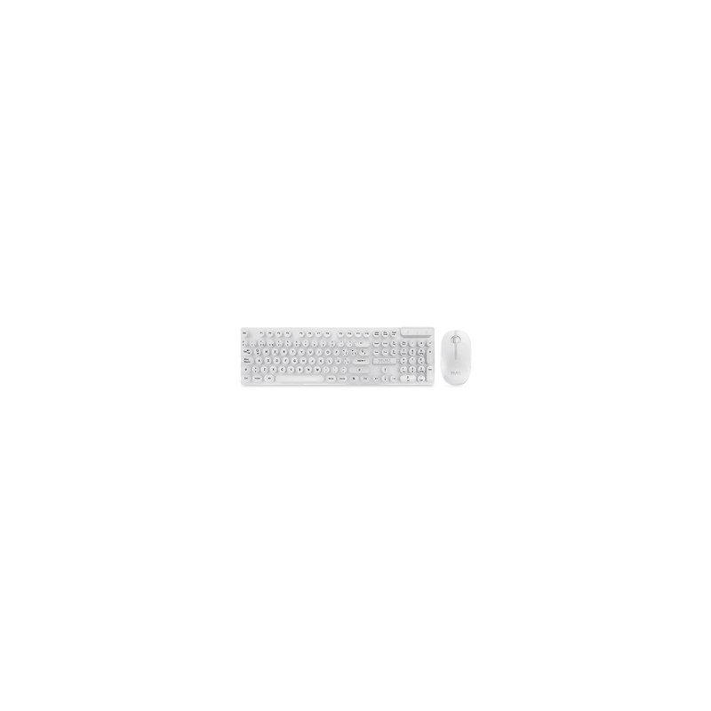 Teclado y Mouse Inalámbrico Retrokey Select Power Blanco