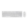 Teclado y Mouse Inalámbrico Retrokey Select Power Blanco