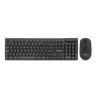 Teclado y Mouse Inalámbrico Retrokey Select Power Negro