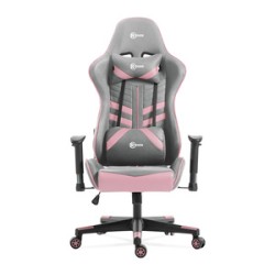 Silla Gamer RadioShack Gris con Rosa