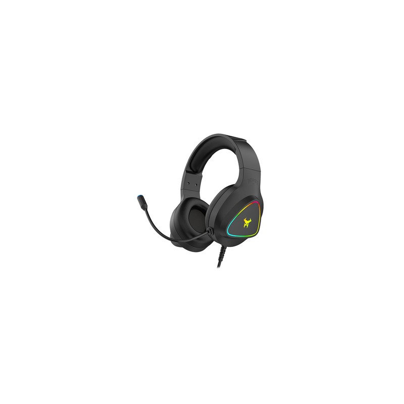 Audífonos Gamer Alámbricos Muspell Prime Beast STF Negro