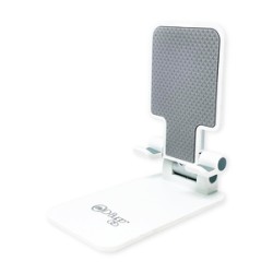 Soporte Plegable de Escritorio para Celular DBugg / Blanco