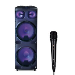 Bafle Bluetooth Onebody Stuffactory 15 pulg. Luz LED Multicolor Negro