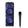 Bafle Bluetooth Onebody Stuffactory 15 pulg. Luz LED Multicolor Negro