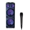 Bafle Bluetooth Onebody Stuffactory 15 pulg. Luz LED Multicolor Negro