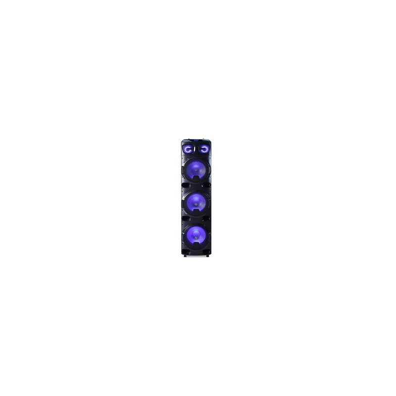 Bafle Bluetooth Onebody Stuffactory 12 pulg. Luz LED Multicolor Negro