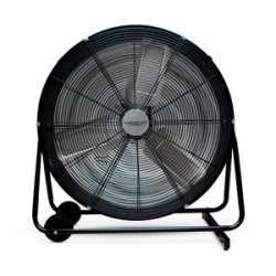 Ventilador Fijo para Piso Thermoflex 30 pulg. 3 velocidades Negro